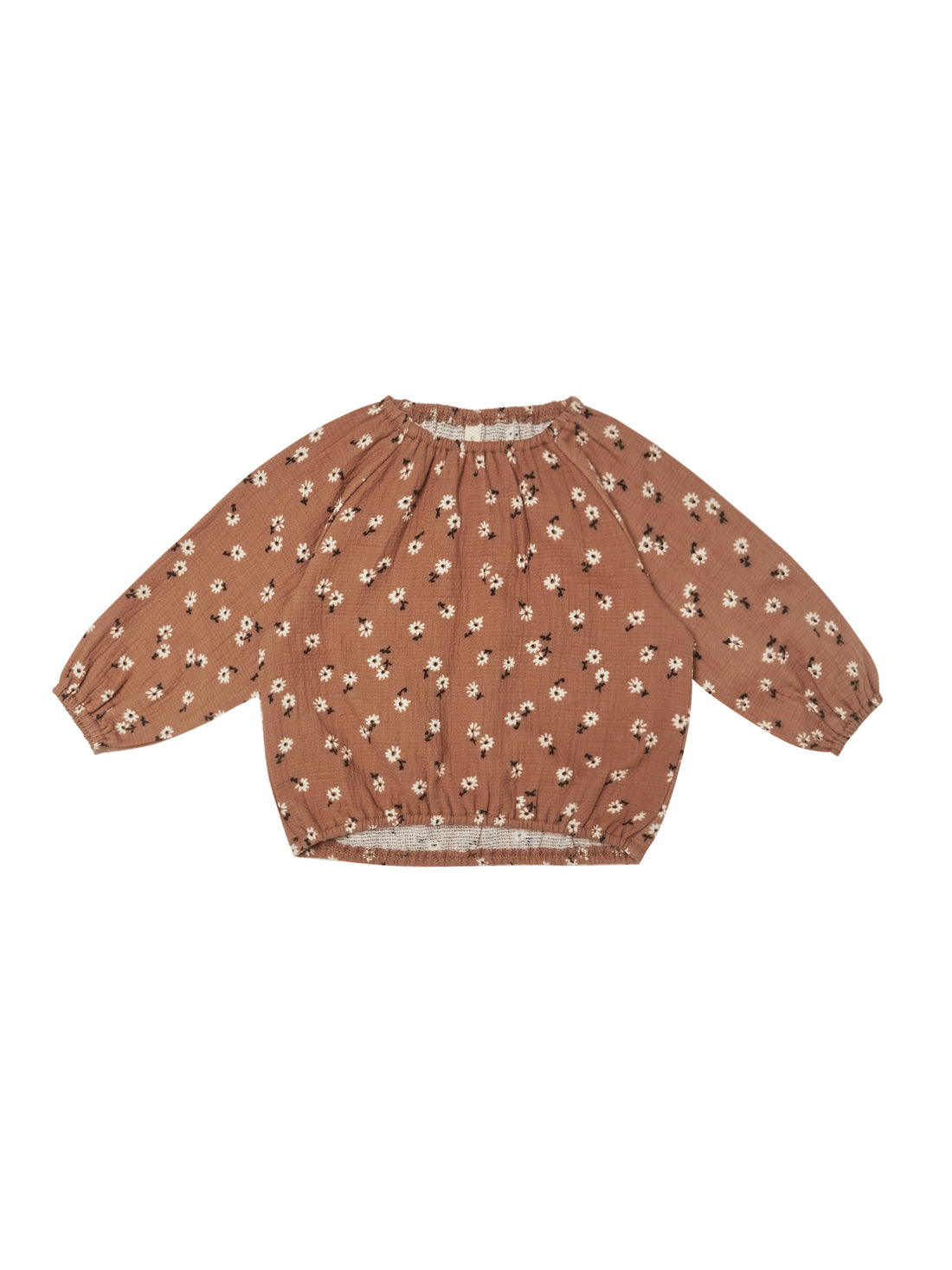 Quincy Mae Cinch Longsleeve Tee - Clay Ditsy