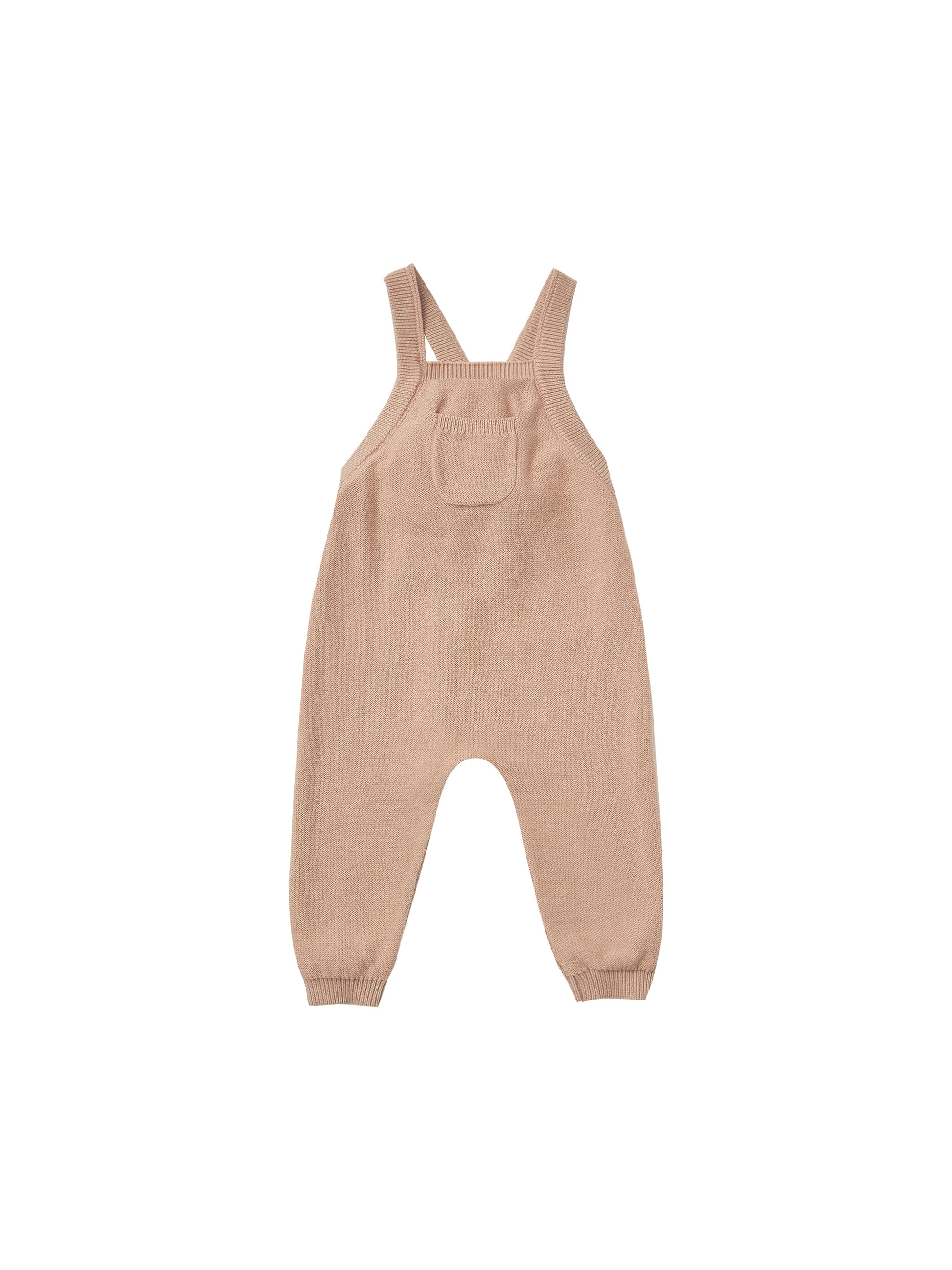 Quincy Mae Knit Overalls - Petal