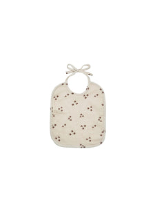 Quincy Mae Woven Tie Bib - Flock