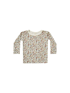 Quincy Mae Bamboo Longsleeve Tee - Fleur