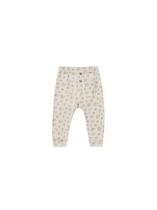 Quincy Mae Pointelle Legging - Blush Floral