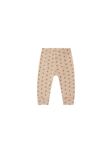 Quincy Mae Pointelle Leggings - Blush Ditsy