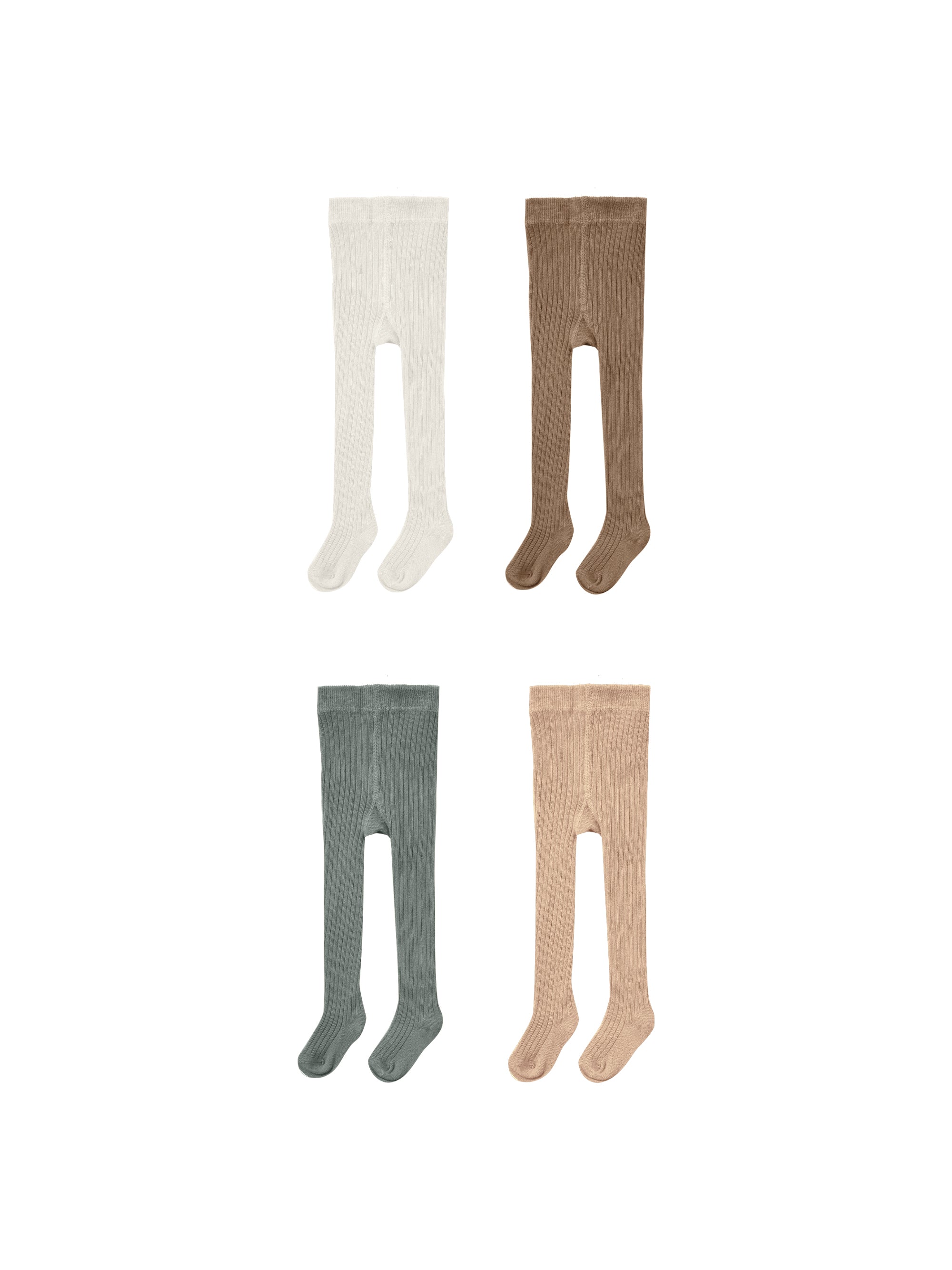 Quincy Mae Tights - Ivory