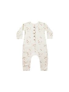Quincy Mae Longsleeve Jumpsuit - Woodland