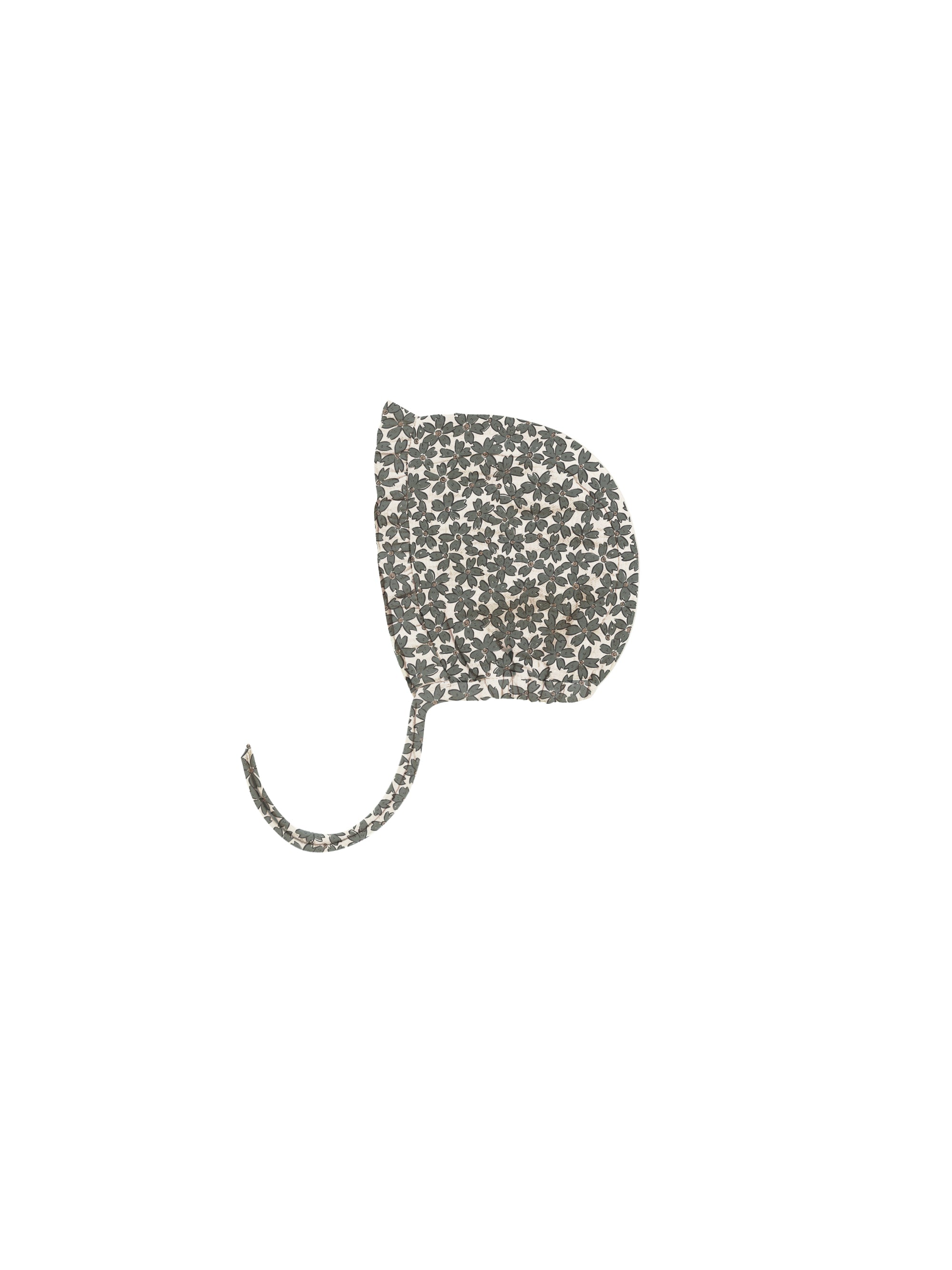 Quincy Mae Woven Ruffle Bonnet - Dusk Floral