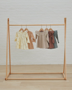 Quincy Mae Long Sleeve Jersey Dress - Woodland