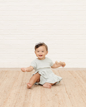 Quincy Mae Terry Dress Set - Sky