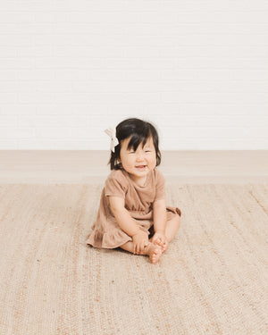 Quincy Mae Terry Dress Set - Blush