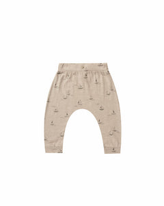 Rylee + Cru Slouch Pant - Sailboats