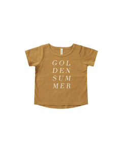 Rylee + Cru Basic Tee - Golden Summer