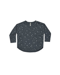 Rylee + Cru Long Sleeve Pocket Tee - Night Sky