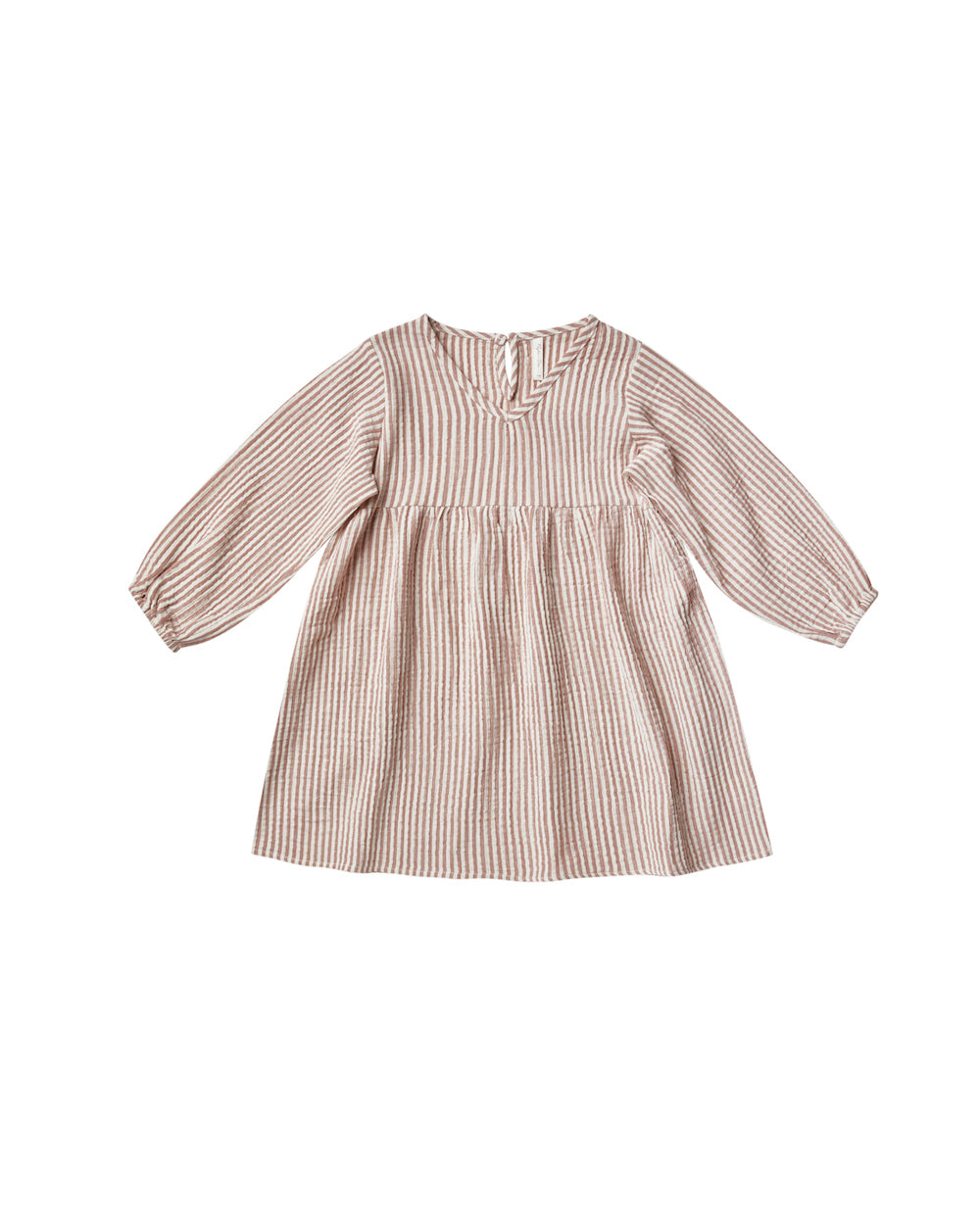 Rylee + Cru V-neck Babydoll Mini Dress - Stripe