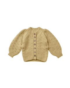 Rylee + Cru Tulip Cardigan - Lemon