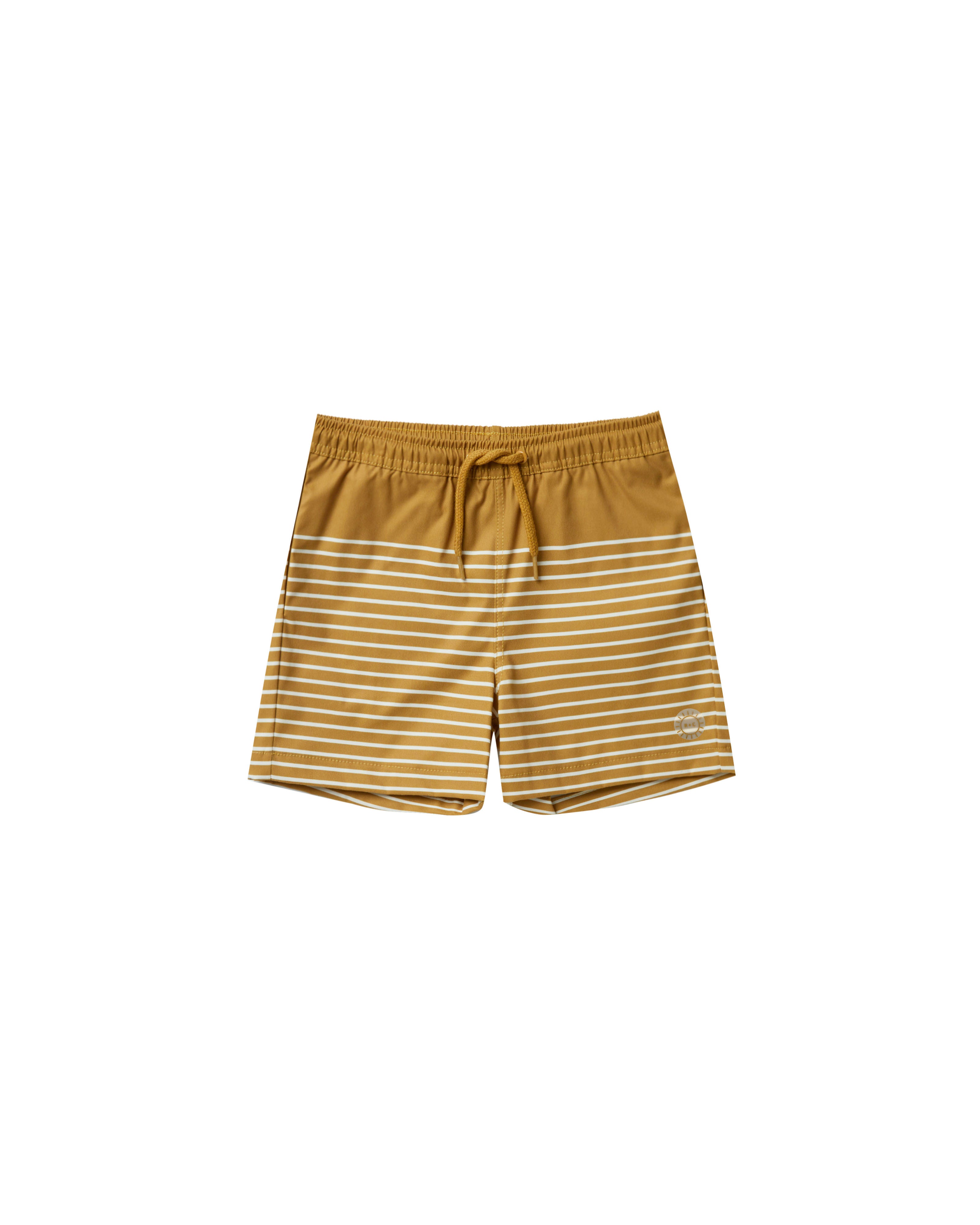 Rylee + Cru Board short - Gold Stripe