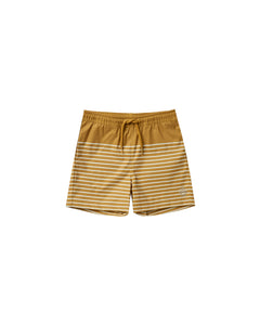 Rylee + Cru Board short - Gold Stripe