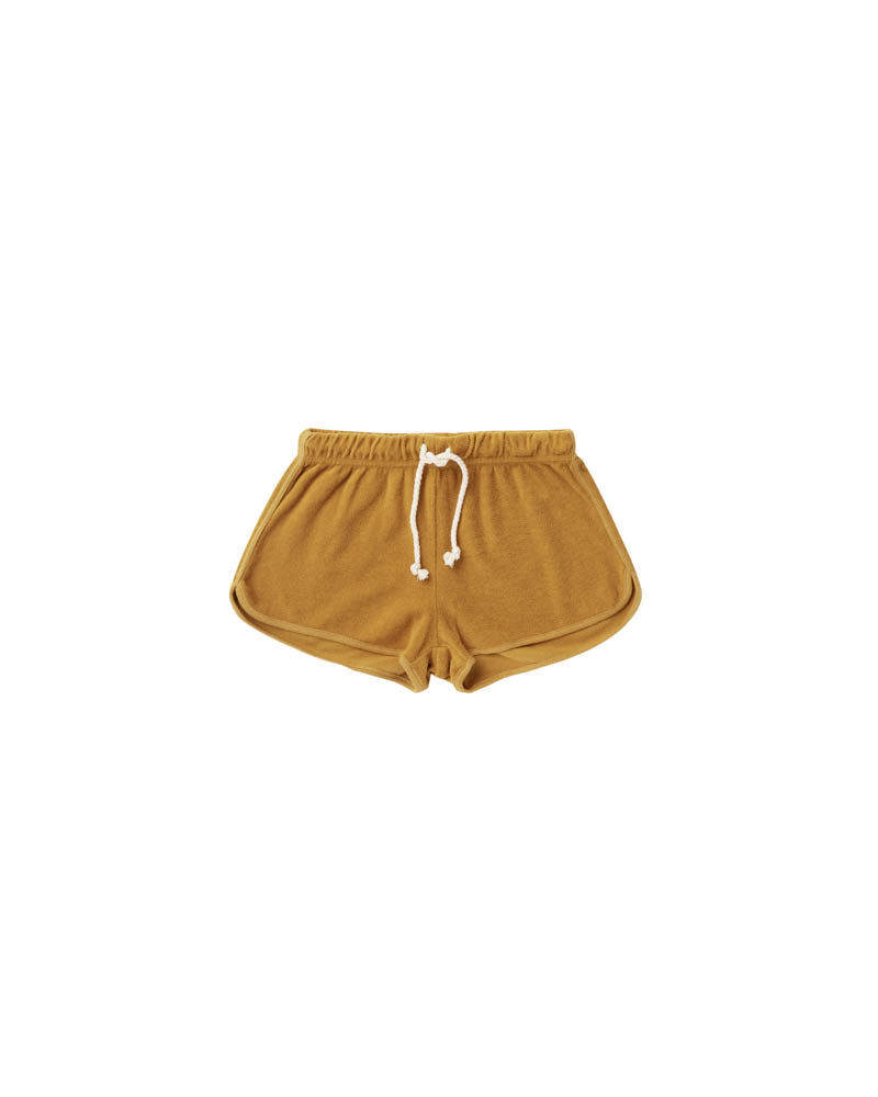 Rylee + Cru Terry Track Short - Gold
