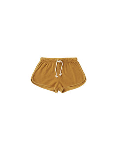 Rylee + Cru Terry Track Short - Gold