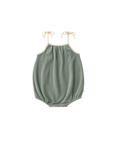 Rylee + Cru Terry Nala Romper - Aqua