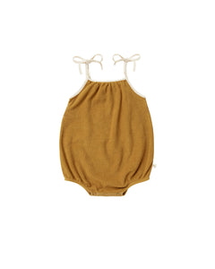Rylee + Cru Terry Nala Romper - Gold
