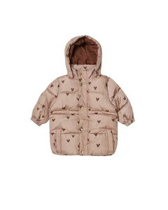Rylee + Cru Puffer Jacket - Hearts