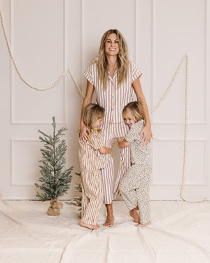 Rylee + Cru Organic Girls Bedtime Set - Ribbons + Bows