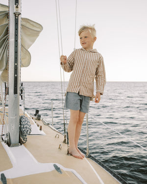 Rylee + Cru Bermuda Short - Sea