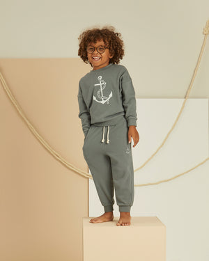 Rylee + Cru Terry Jogger - Sea