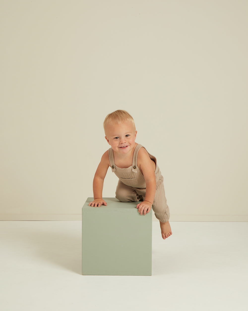 Rylee + Cru Baby Overall - Grey