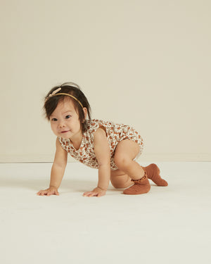Rylee + Cru Bubble Romper - Garden