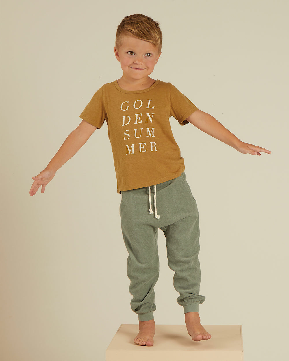 Rylee + Cru Basic Tee - Golden Summer