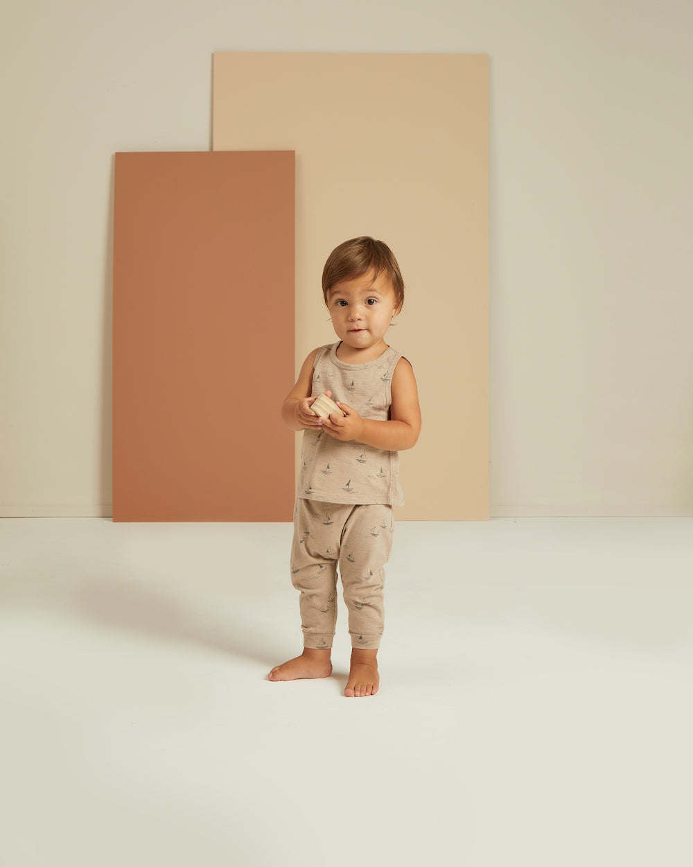 Rylee + Cru Slouch Pant - Sailboats
