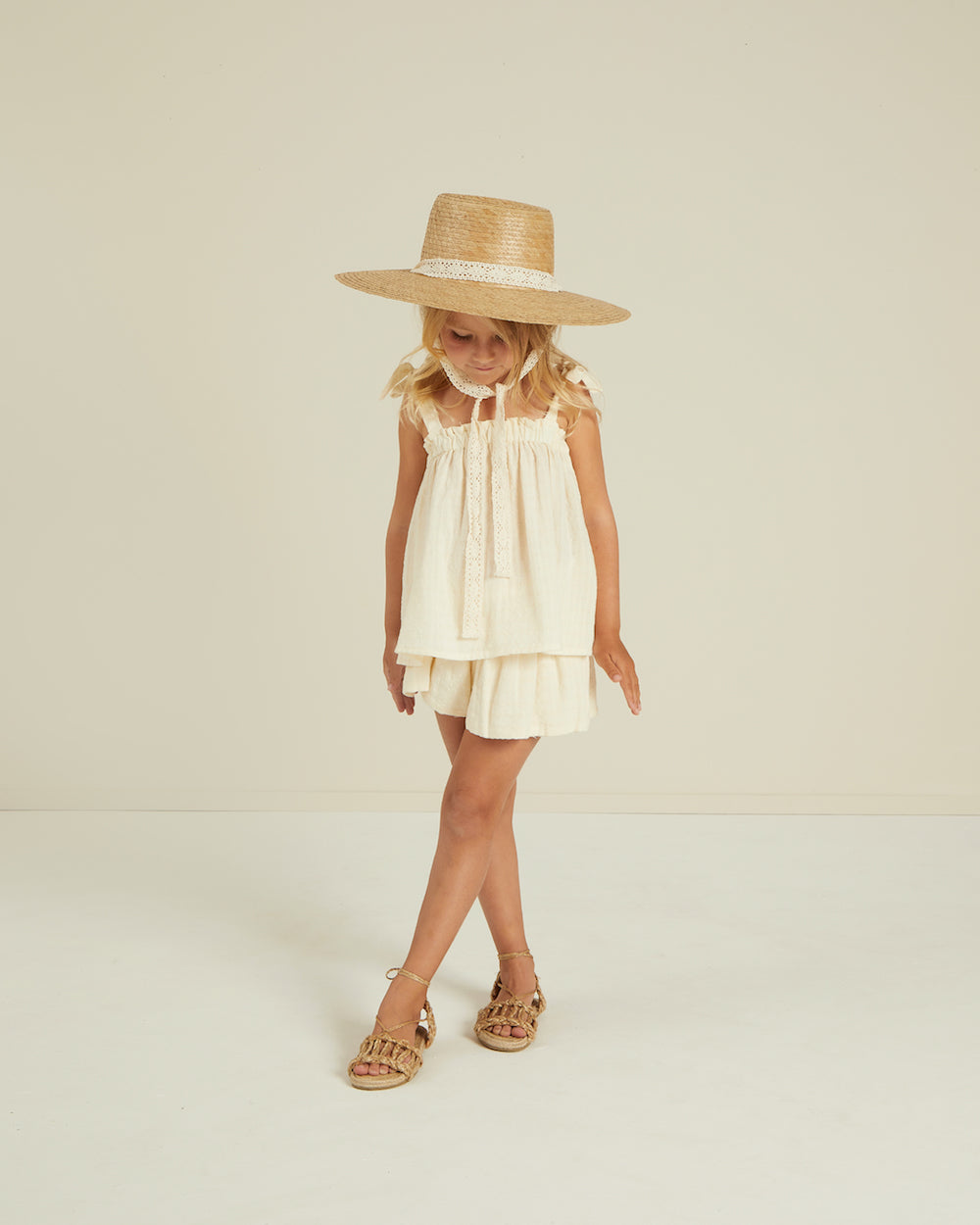 Rylee + Cru Remi Shorts - Ivory