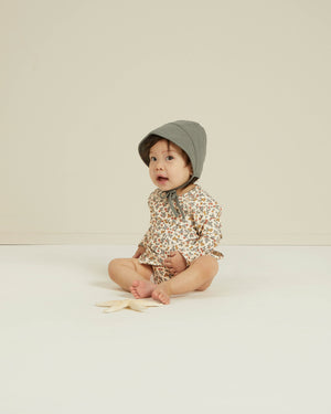 Rylee + Cru Brimmed Bonnet - Aqua