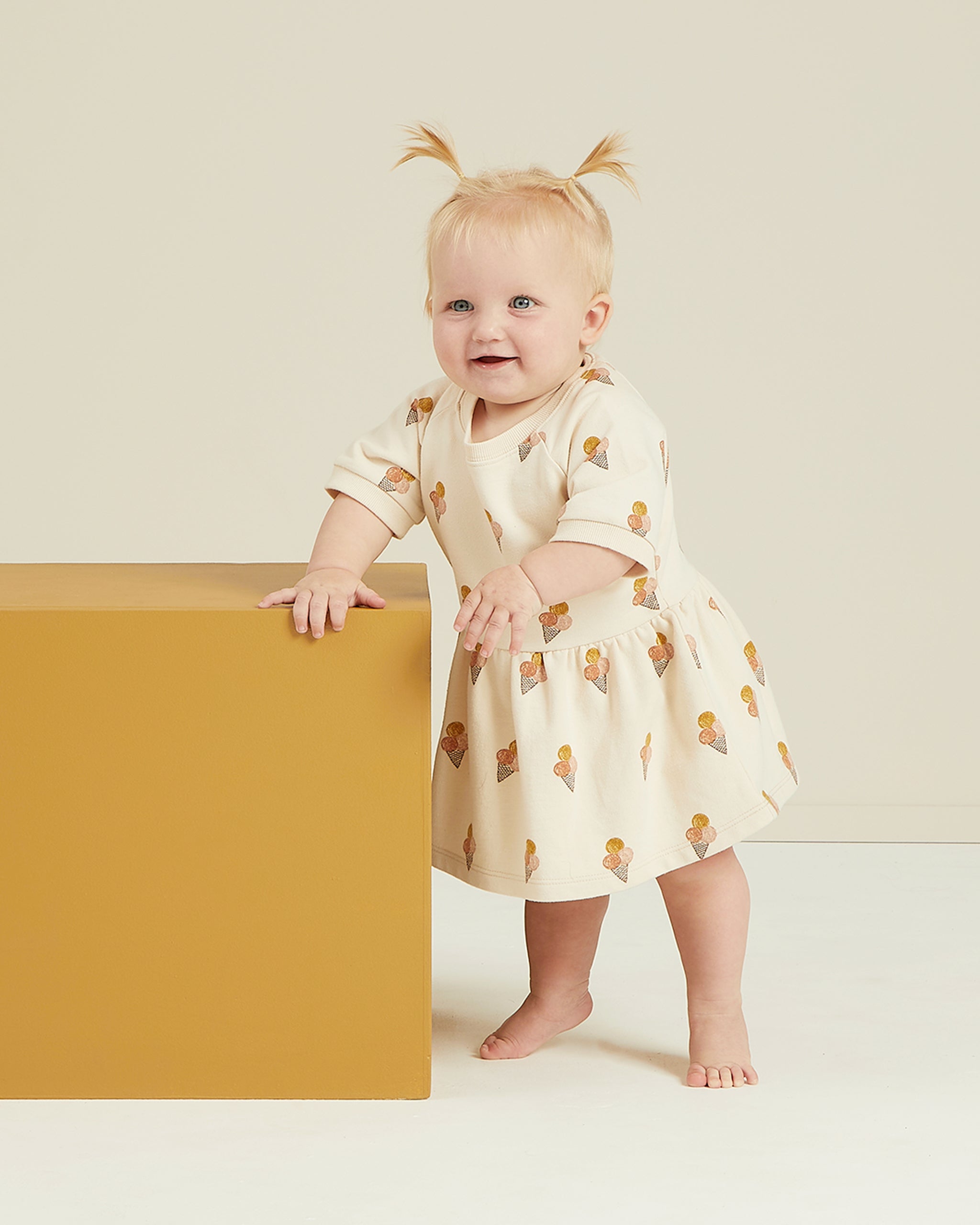 Rylee + Cru Raglan Dress - Ice Cream