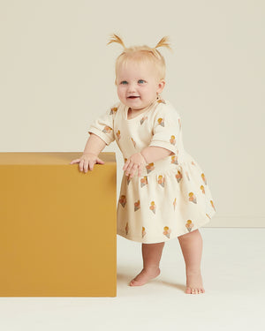Rylee + Cru Raglan Dress - Ice Cream