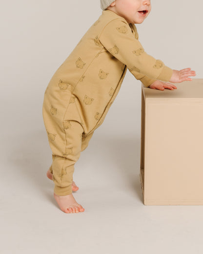 Rylee + Cru Button Down Jumpsuit - Coyote