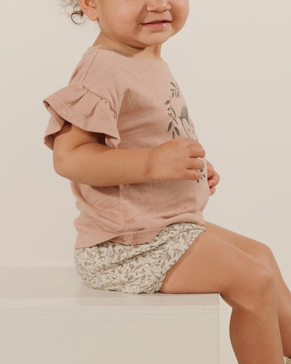 Rylee + Cru Flutter Tee - Owl