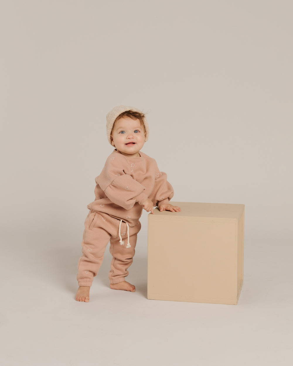 Rylee + Cru Puff Sleeve Sweatshirt - Stars