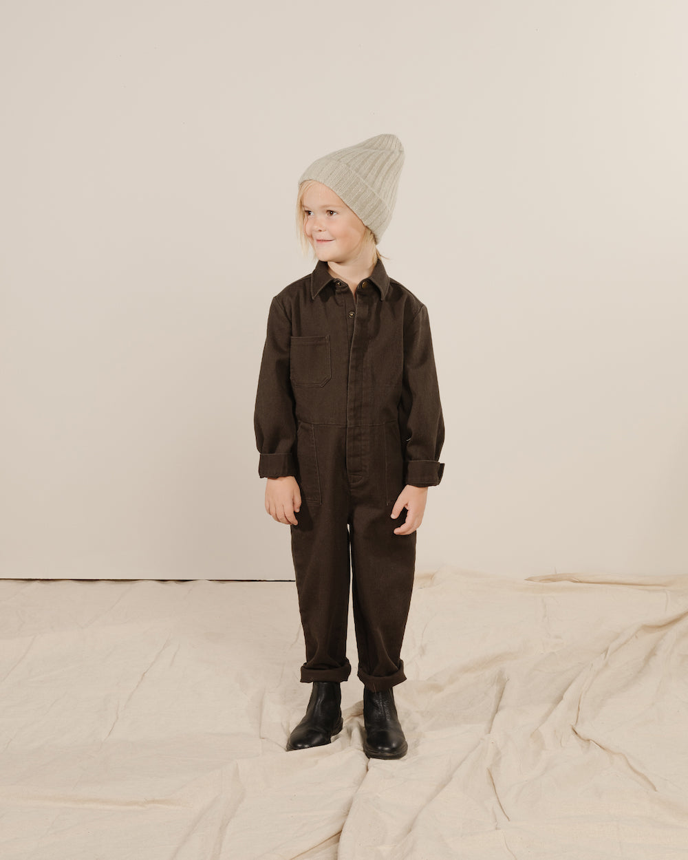 Rylee + Cru Coverall Jumpsuit - Vintage Black