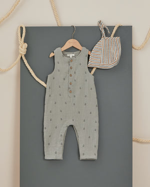 Rylee + Cru Button Jumpsuit - Anchors