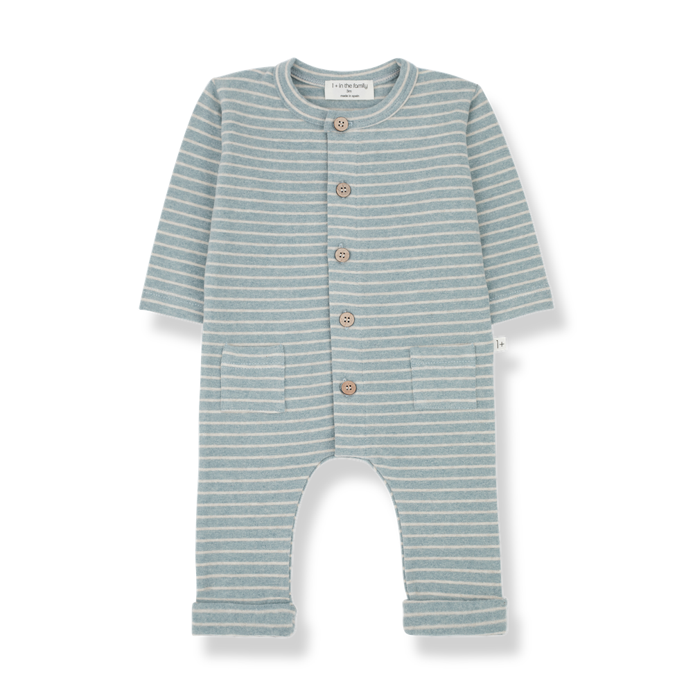 1 + In The Family Romeo Jumpsuit - Storm