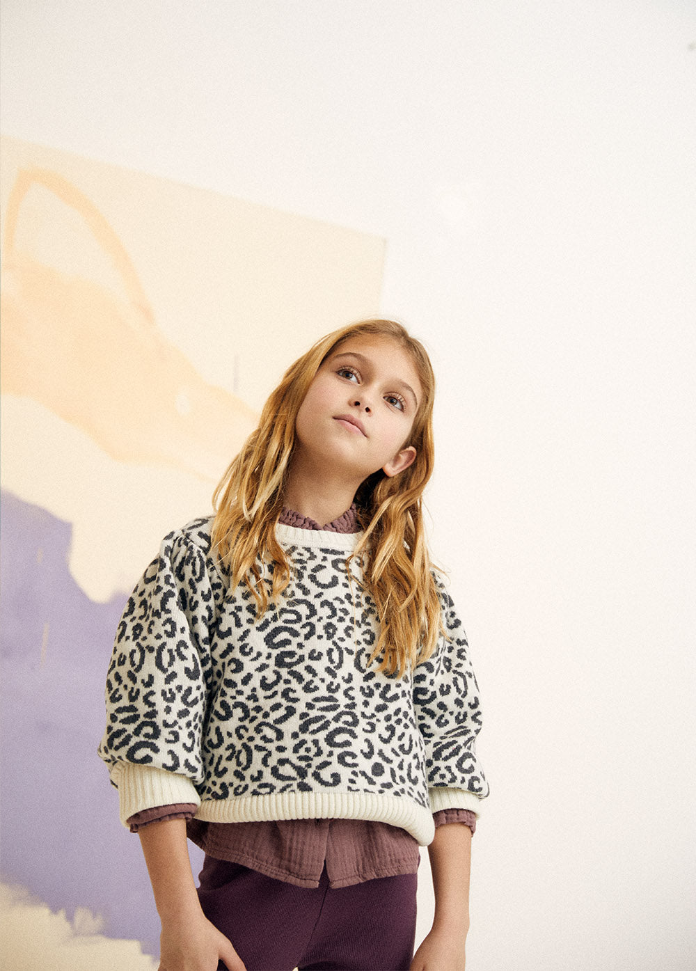 The New Society Rose Jumper - Leopard