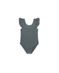 Rylee + Cru Ruffle Bodysuit - Sea