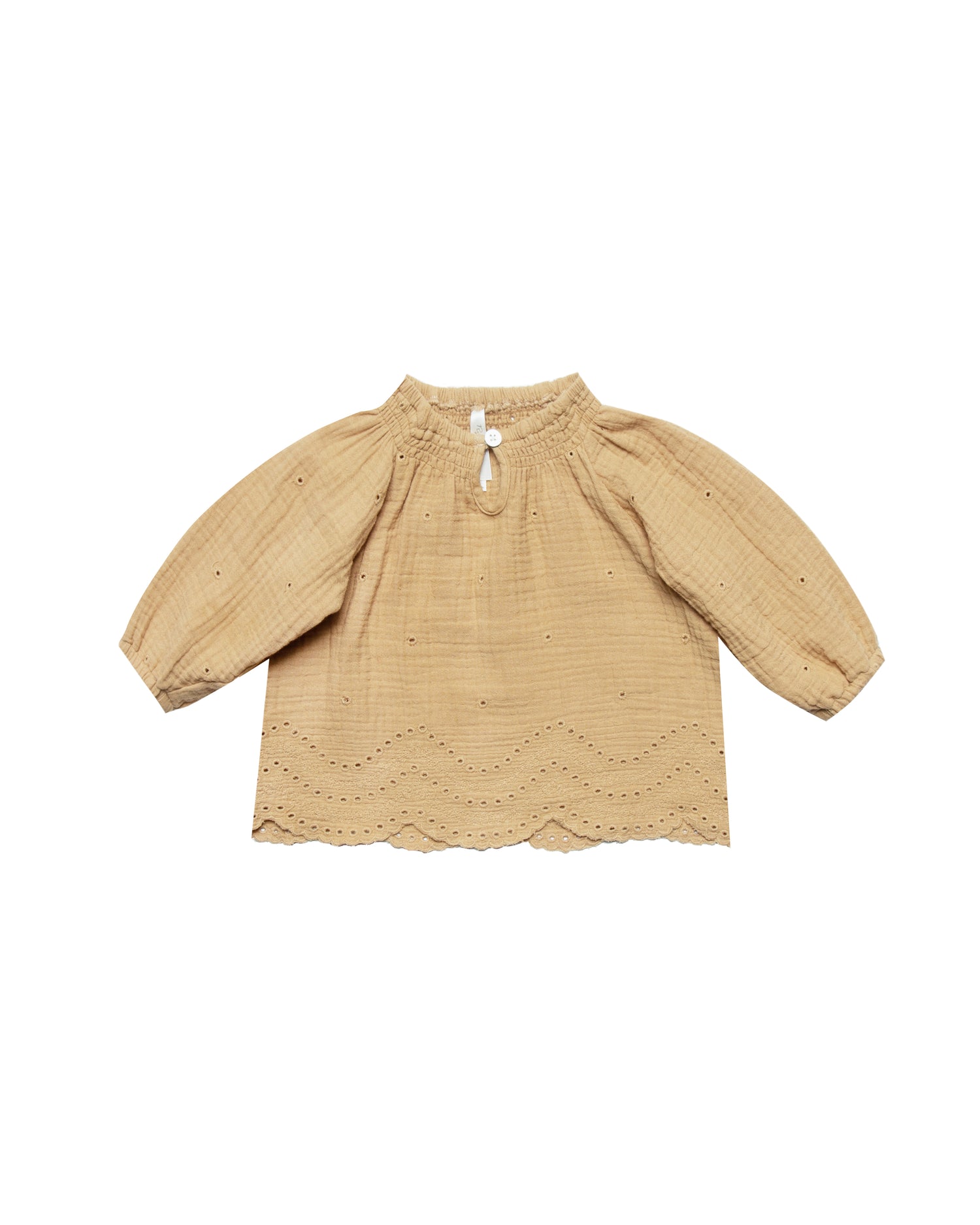 Rylee + Cru Eyelet Quincy Blouse - Honey