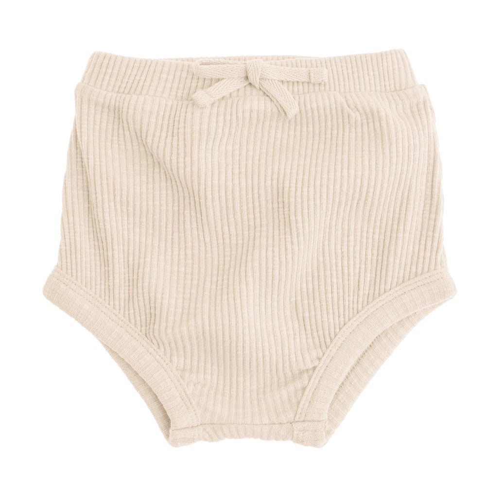 Tocoto Vintage Baby Ribbed Bloomer - Off White