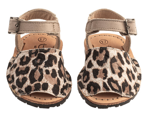 Tocoto Vintage Menorquin Baby Sandals - Animal Print