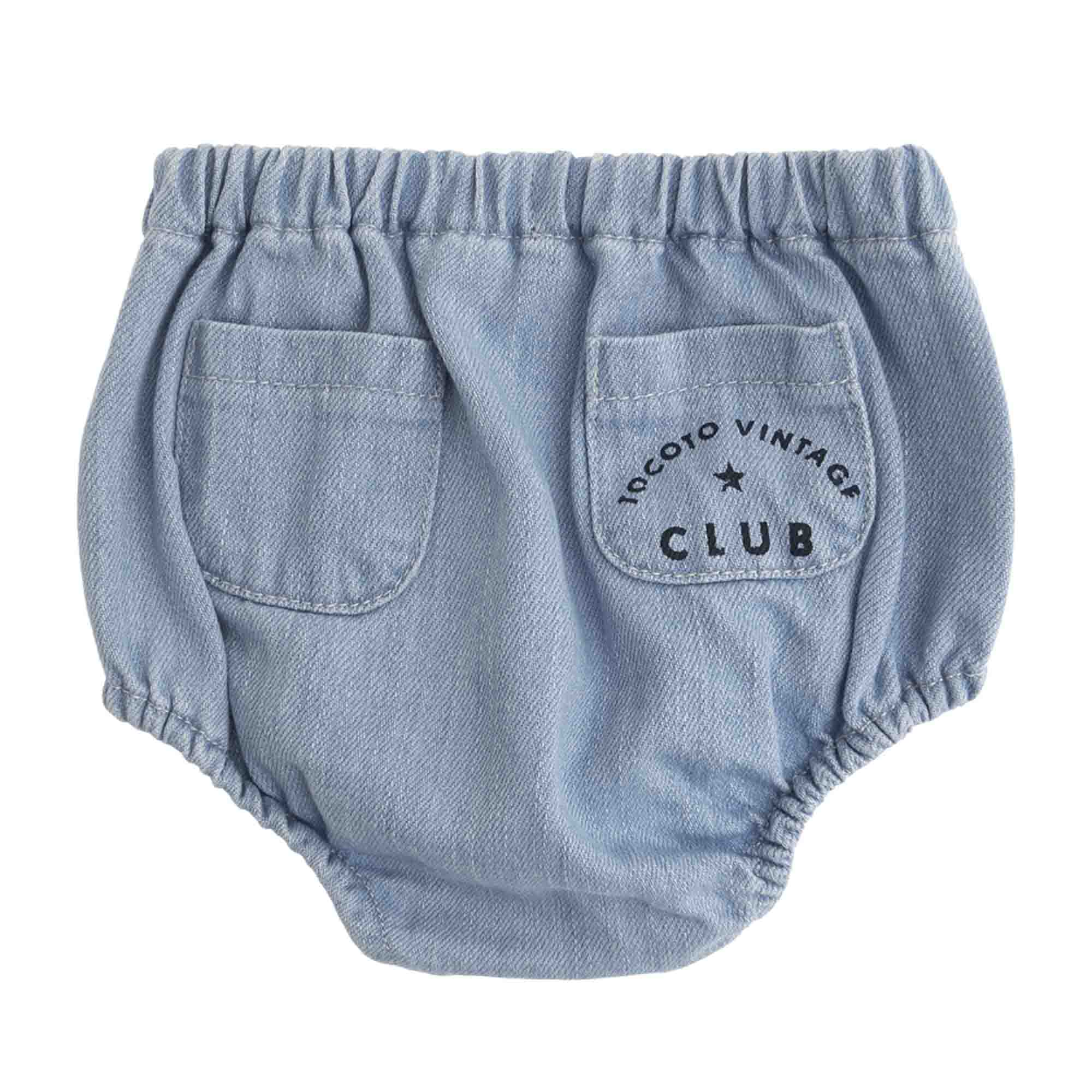 Tocoto Vintage Jeans Bloomer - Blue