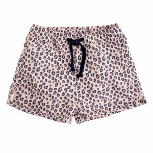 Tocoto Vintage Animal Print Swim Shorts - Brown