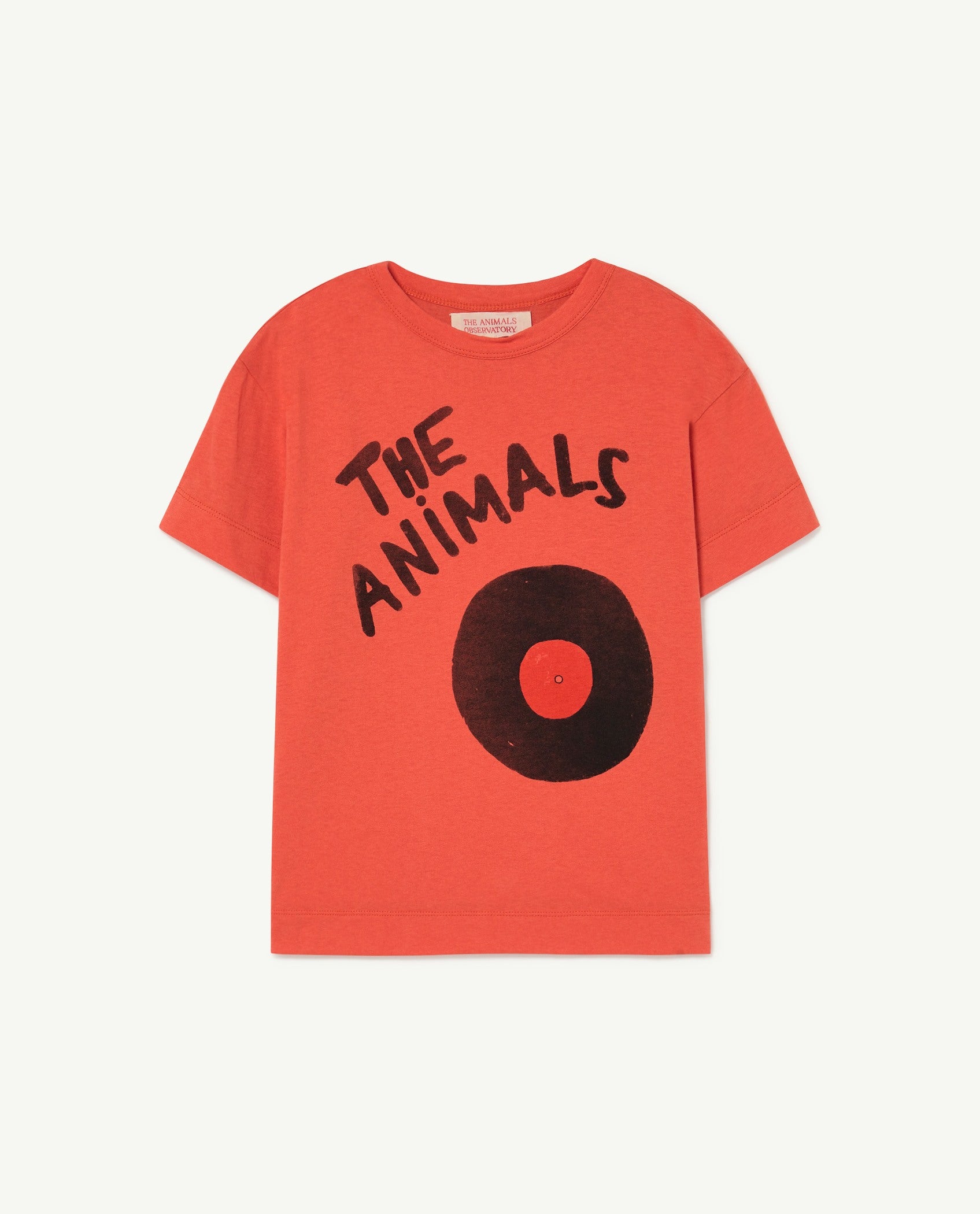 The Animals Observatory Rooster Kids T-Shirt - Red
