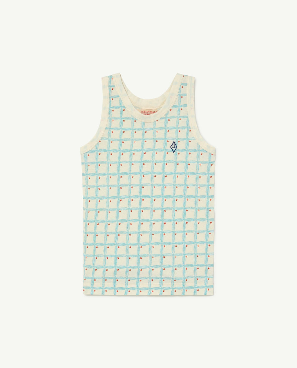 The Animals Observatory Frog Kids Tank Top - Am White